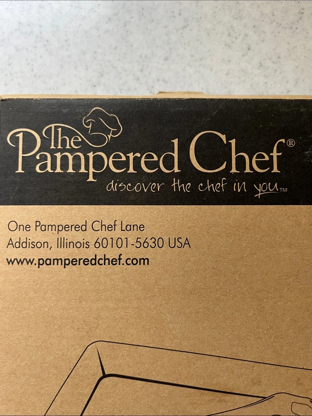 The Pampered Chef Coating Trays and Tool - Brown Kraft
